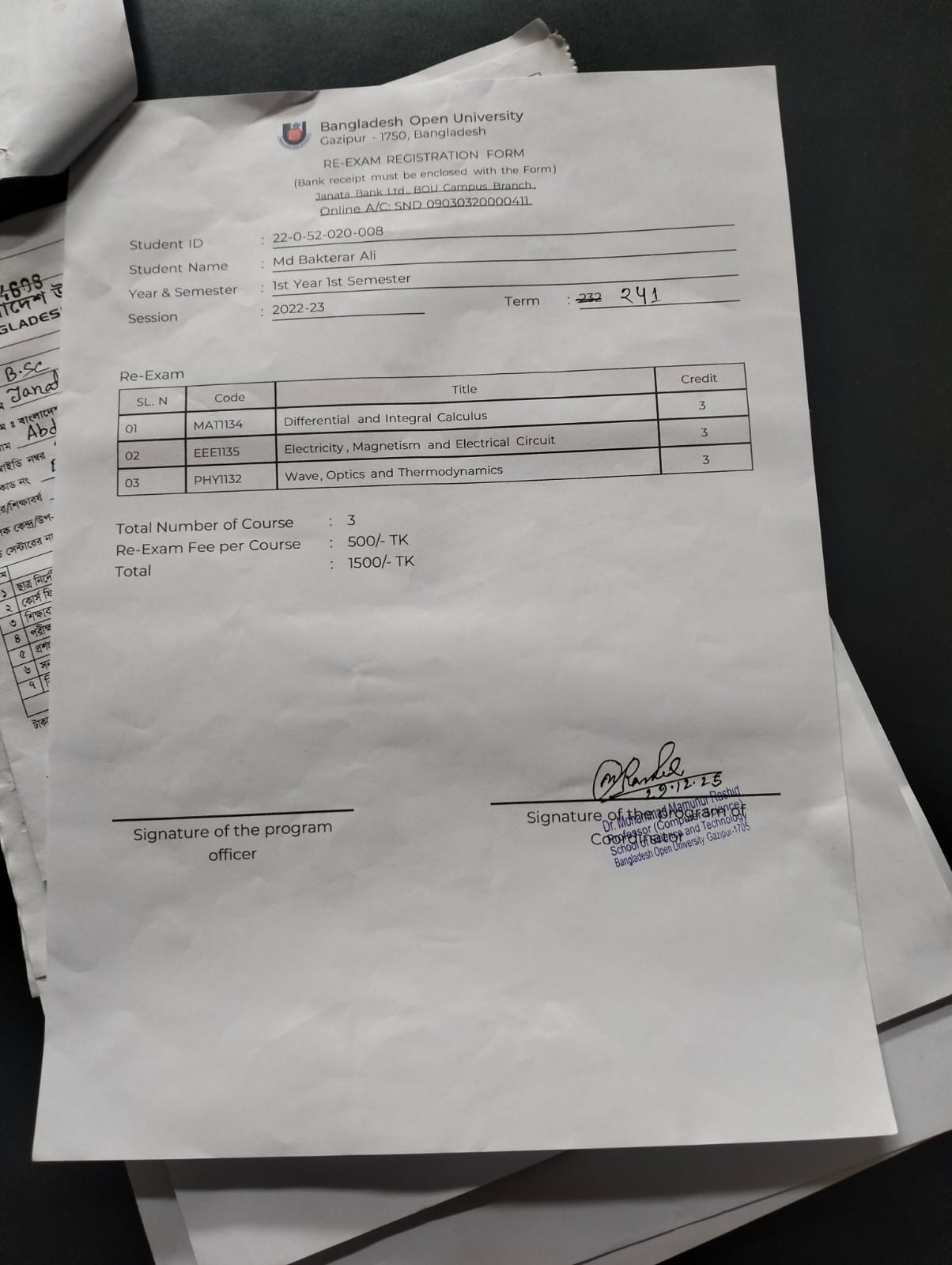 CSE Retake systemalt text