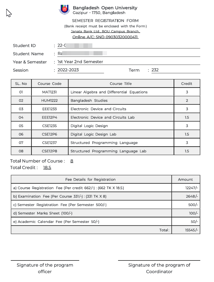 bou-semester-fee-form