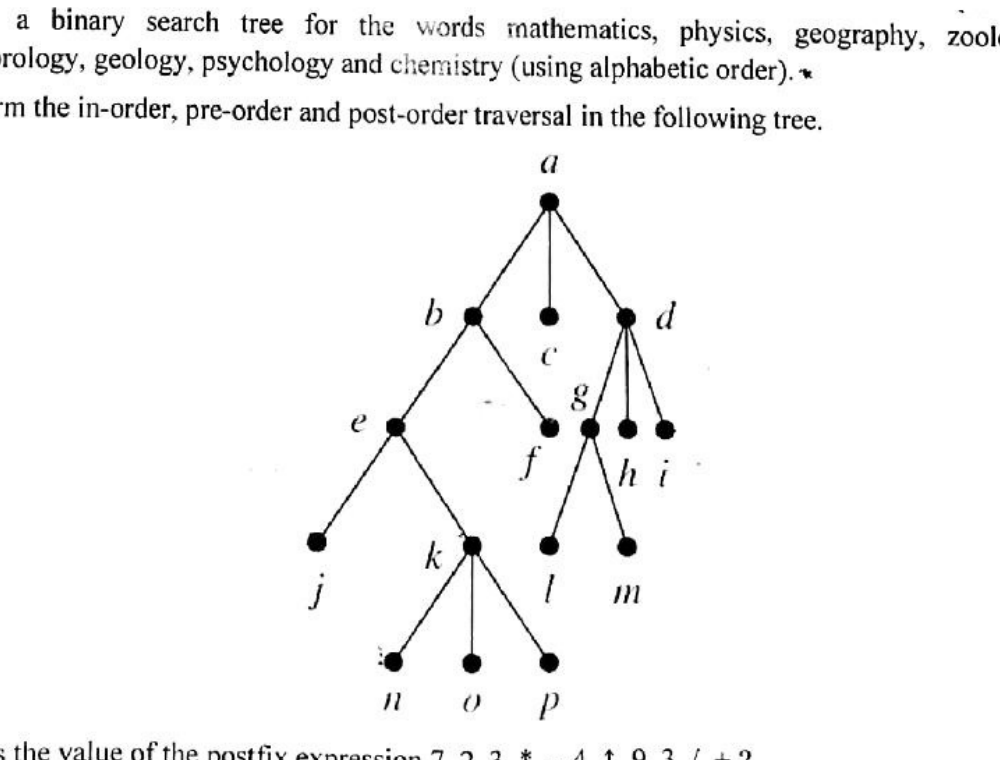 Ordered rooted tree