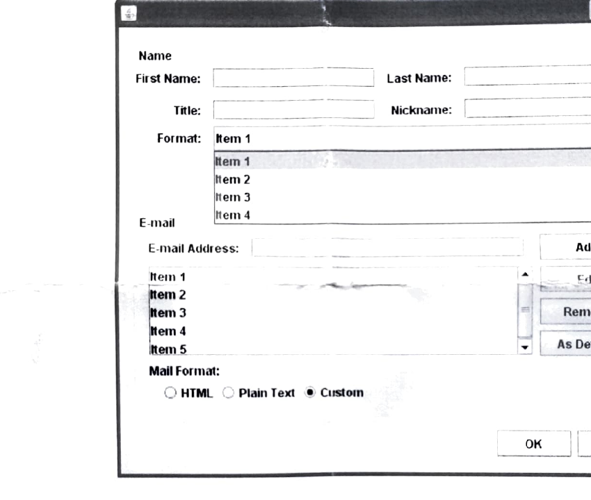 Java Swing GUI