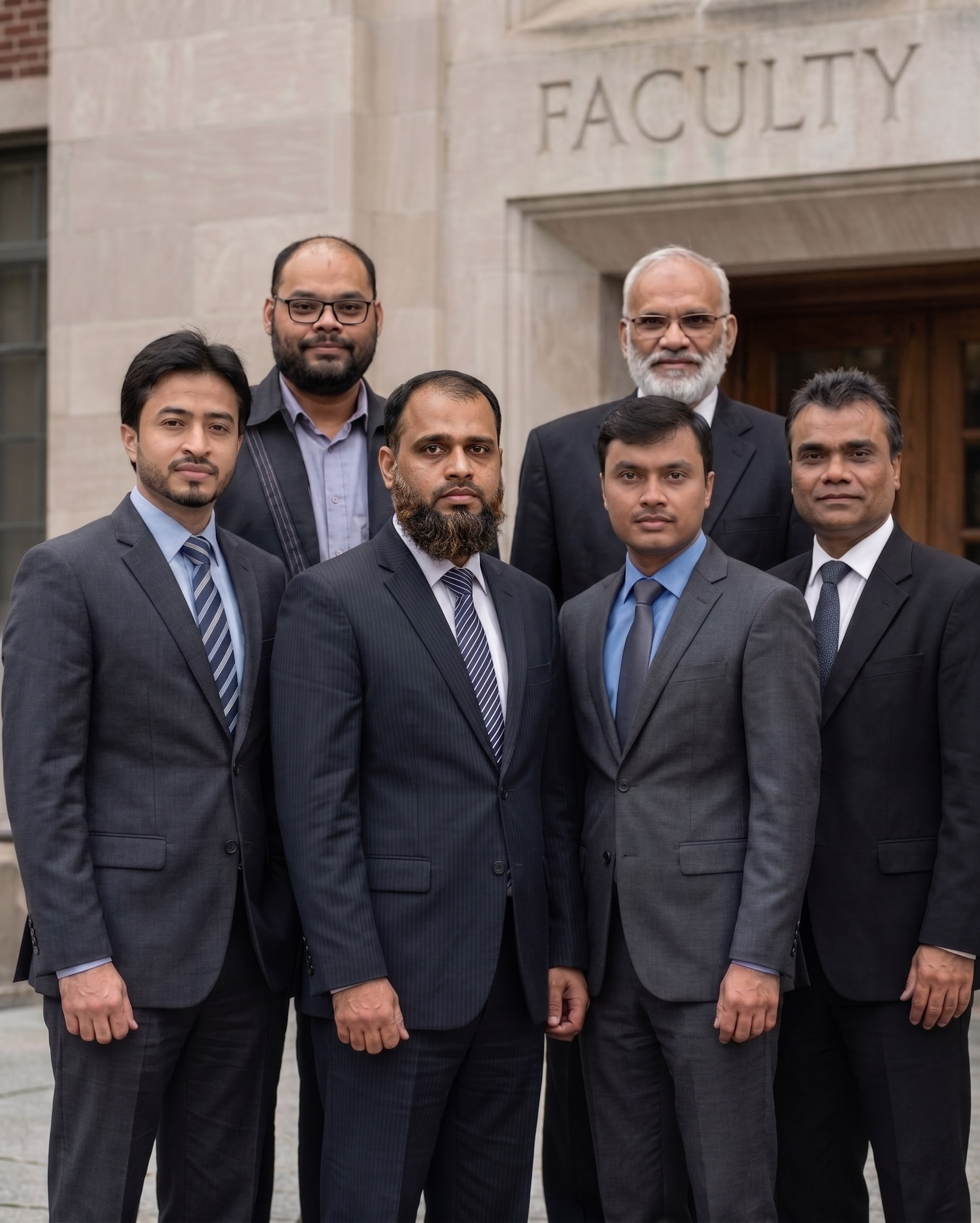 Our faculty member group photo