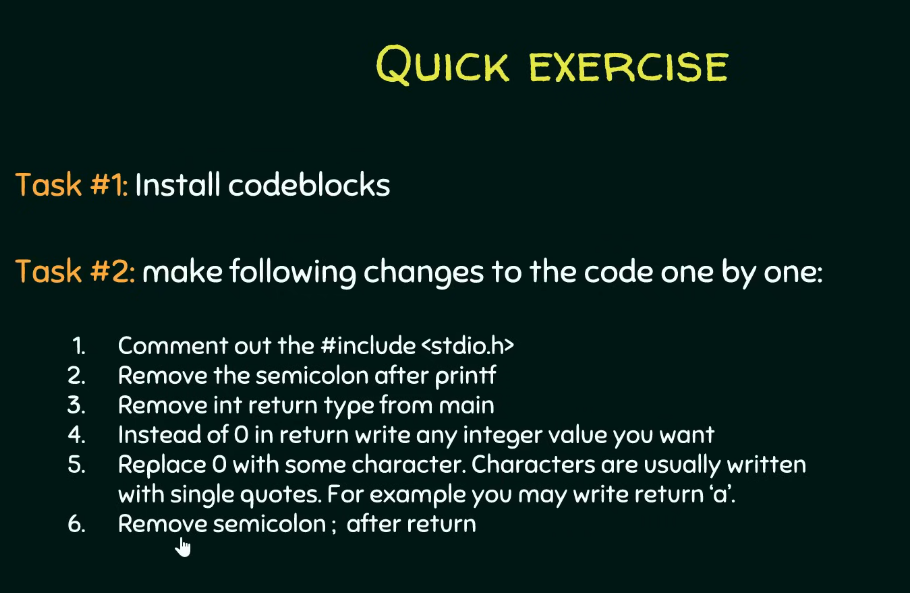 Excercise